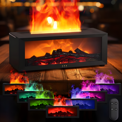 OgnistyDomek™ - Przytulny dyfuzor z efektem płomienia